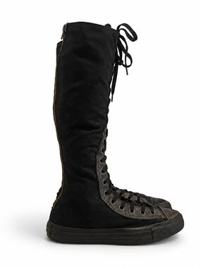 2000s Converse XXHI  Knee-High Lace Up Boots - Women's Size, 8.
